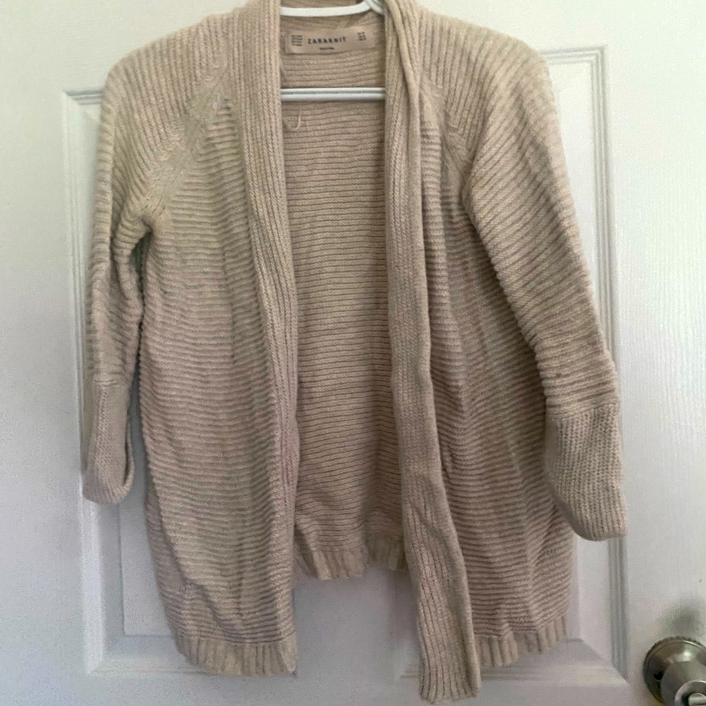 Zara Knit cream sweater